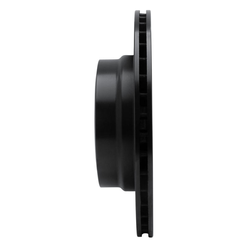 BMW 135I Brake Rotor (1) - Rear Left - R1 Concepts - Drilled & Slotted - Black - `08-`13